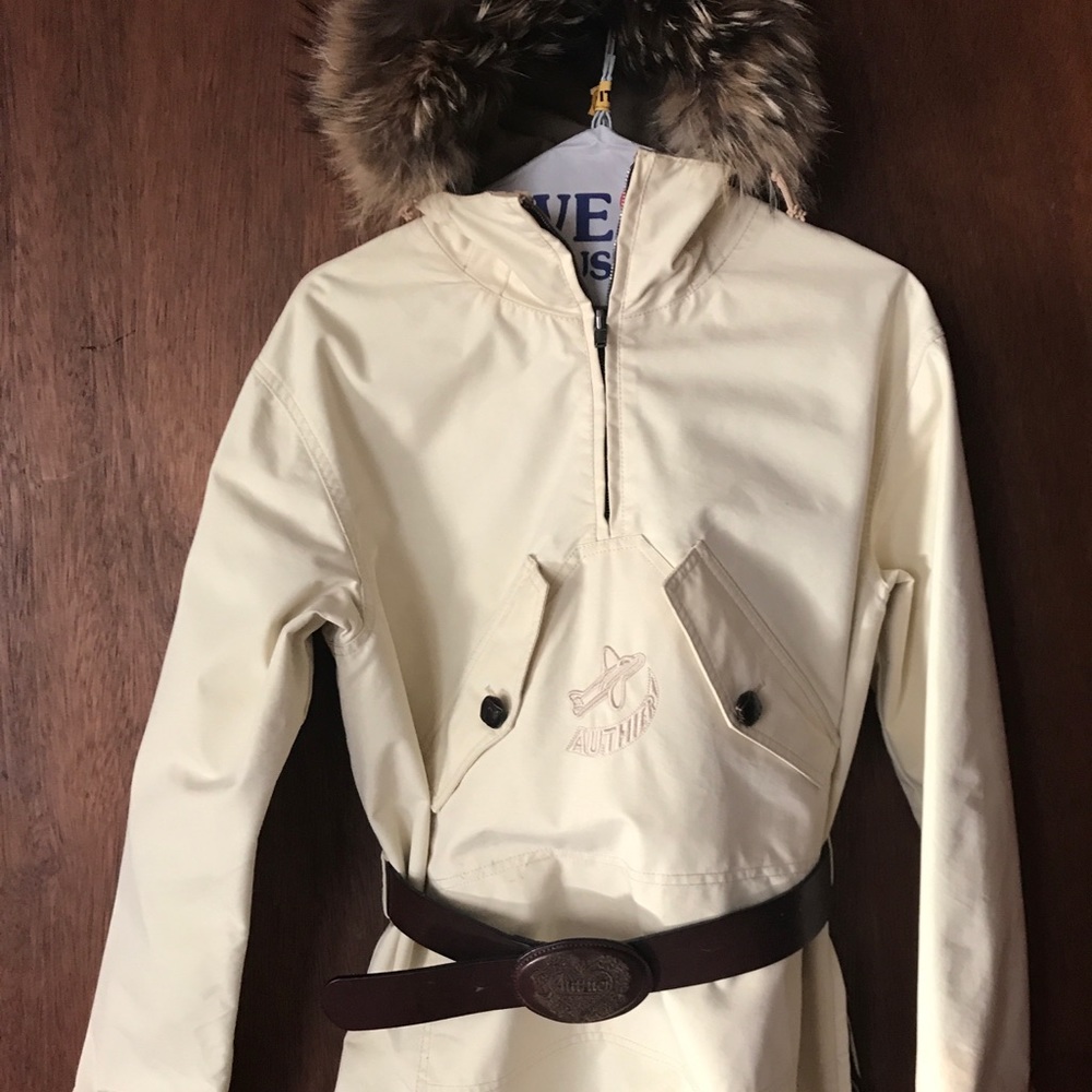 Authier women’s ski parka size 6 fox trim